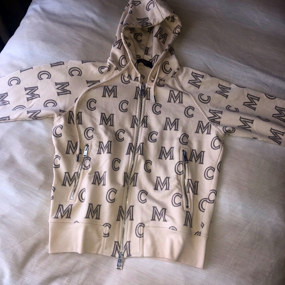 MCM Monogram Zip Sweater Size XS